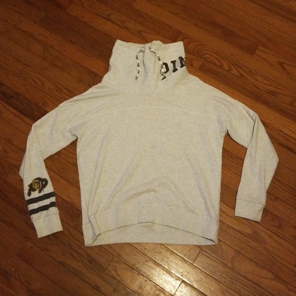 Victoria's Secret Tops - Victoria's Secret Pink Big Neck Sweatshirt Size M